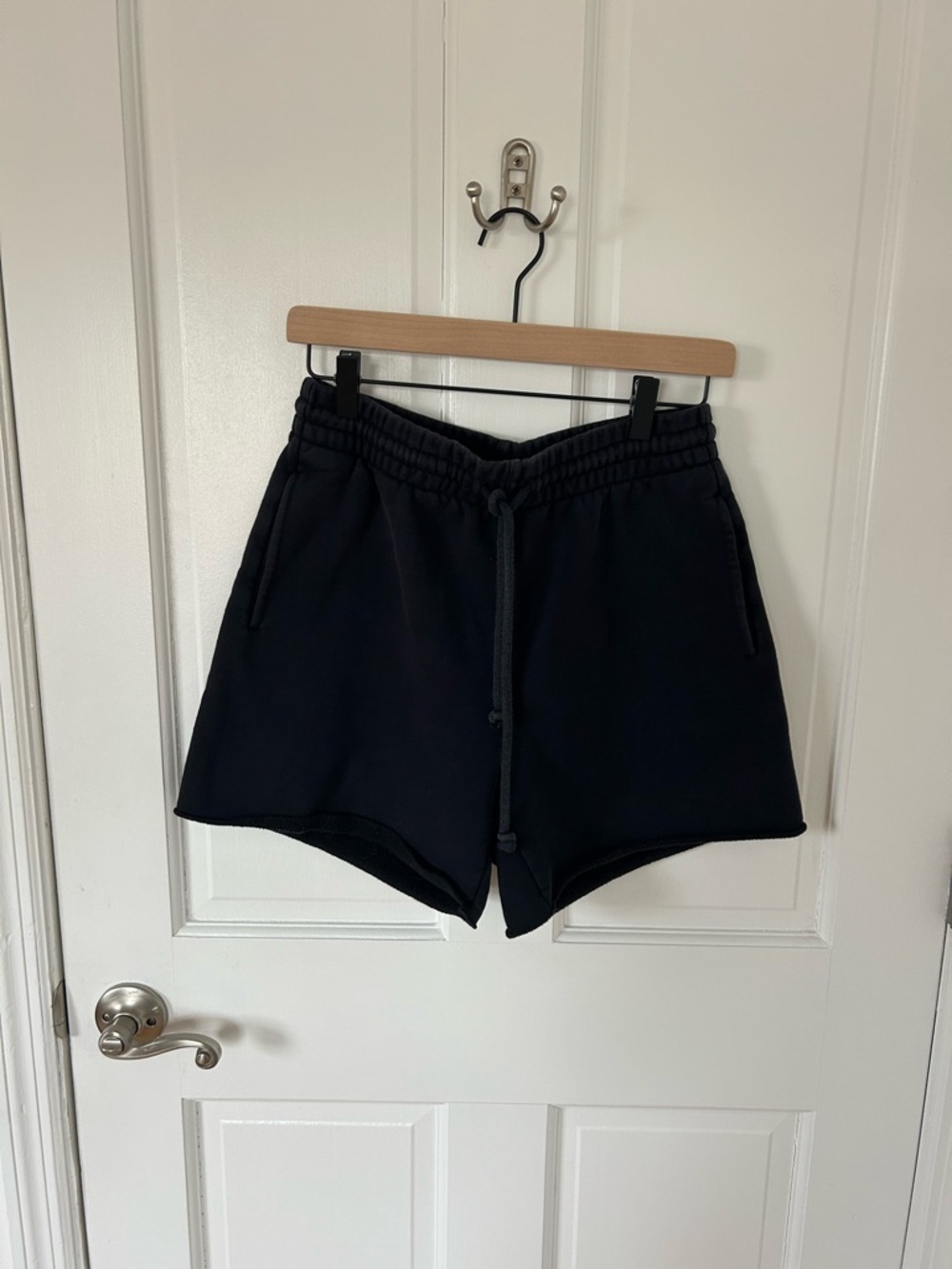 TNA Black Athletic Drawstring Shorts